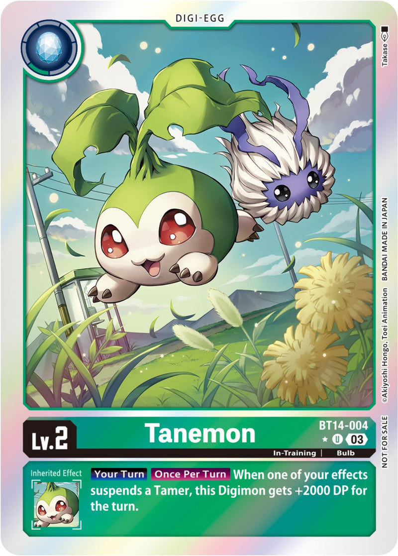Tanemon [BT14-004] (Blast Ace Box Promotion Pack) [Blast Ace] - Destination Retro