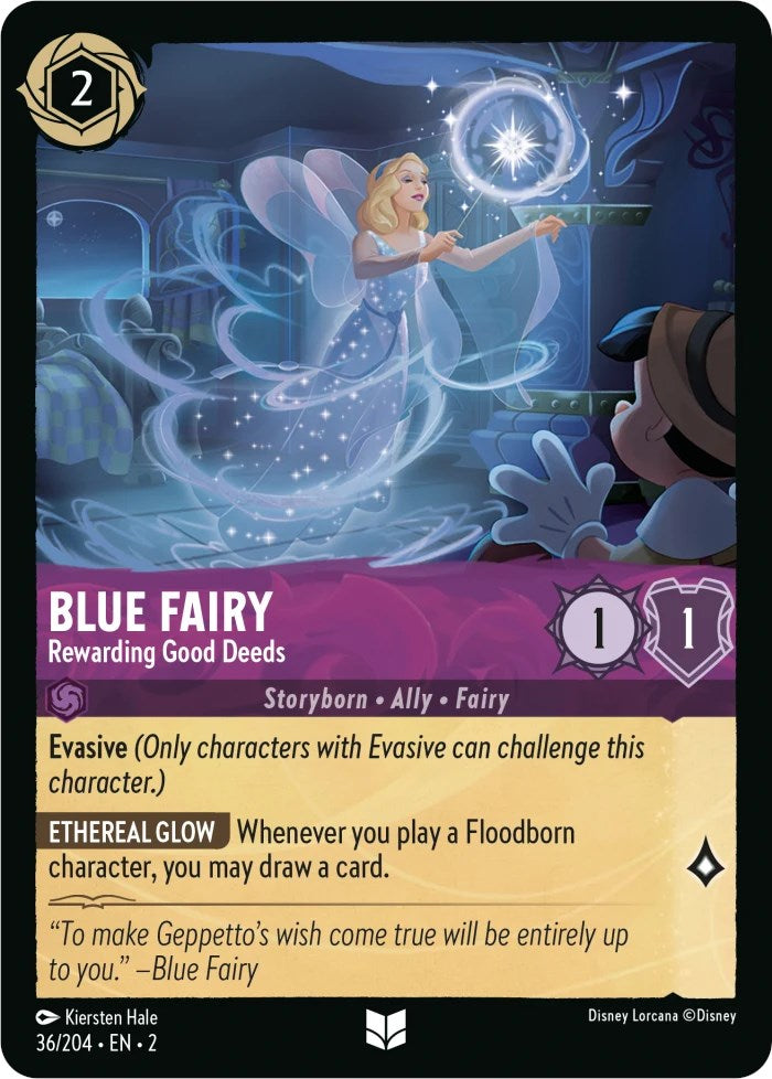 Blue Fairy - Rewarding Good Deeds (36/204) [Rise of the Floodborn] - Destination Retro