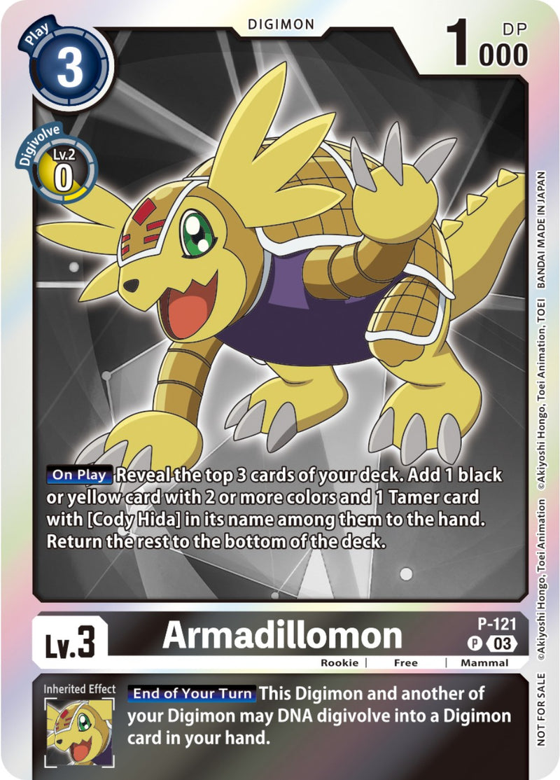 Armadillomon [P-121] (Tamer Party Pack -The Beginning- Ver. 2.0) [Promotional Cards] - Destination Retro