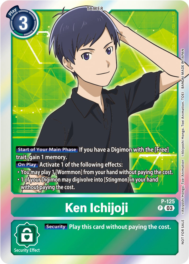 Ken Ichijoji [P-125] (Tamer Party Pack -The Beginning- Ver. 2.0) [Promotional Cards] - Destination Retro