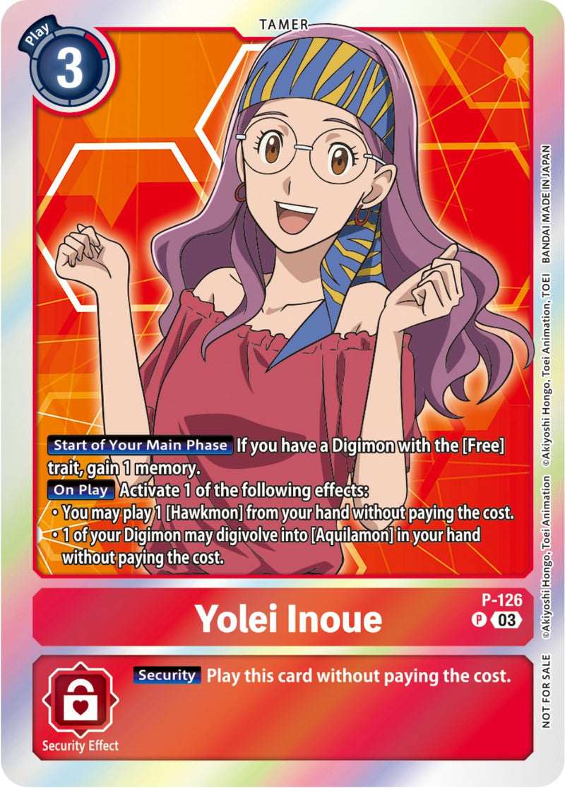 Yolei Inoue [P-126] (Tamer Party Pack -The Beginning- Ver. 2.0) [Promotional Cards] - Destination Retro