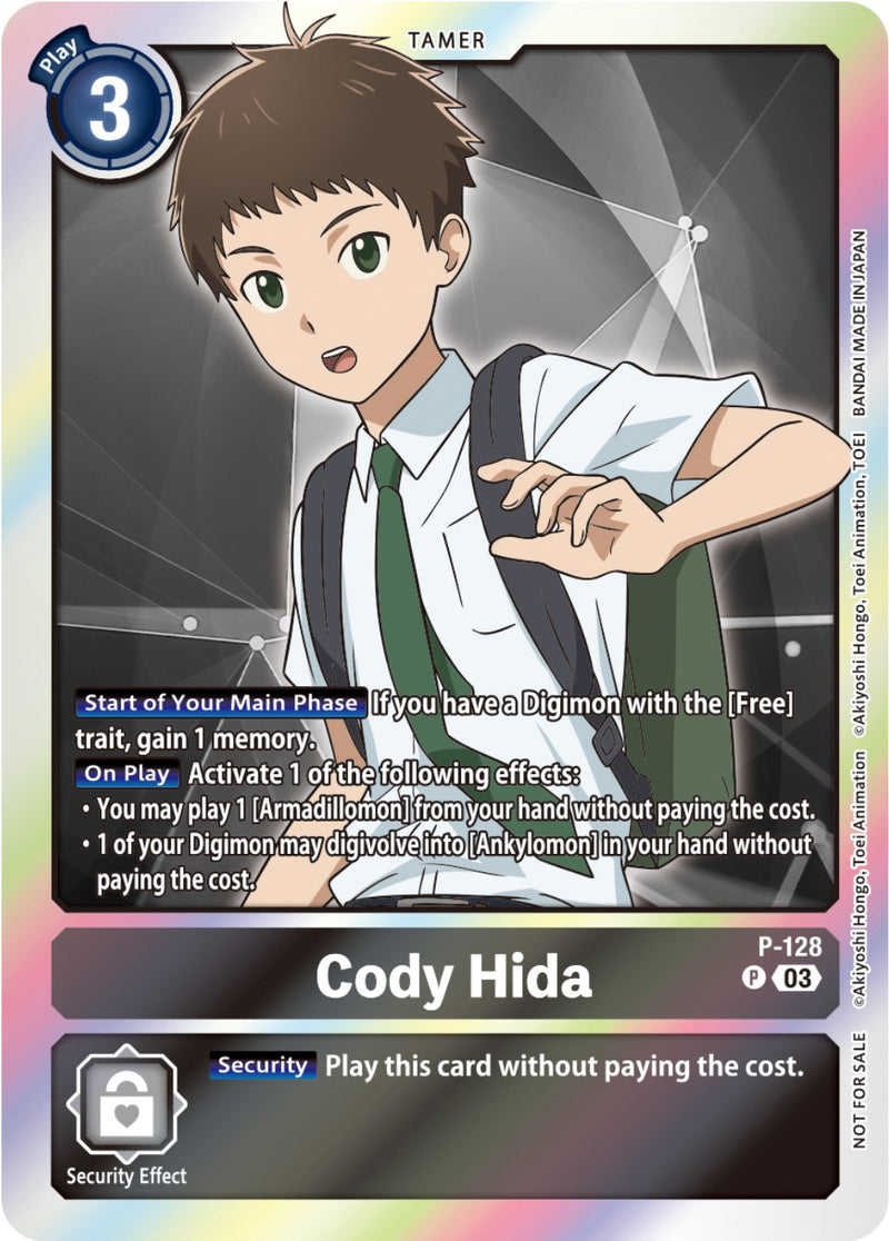 Cody Hida [P-128] (Tamer Party Pack -The Beginning- Ver. 2.0) [Promotional Cards] - Destination Retro