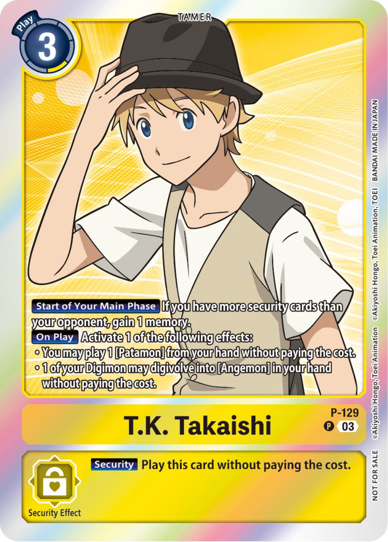 T.K. Takaishi [P-129] (Tamer Party Pack -The Beginning- Ver. 2.0) [Promotional Cards] - Destination Retro