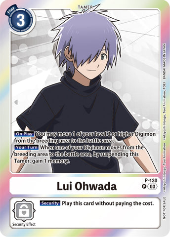 Lui Ohwada [P-130] (Tamer Party Pack -The Beginning- Ver. 2.0) [Promotional Cards] - Destination Retro