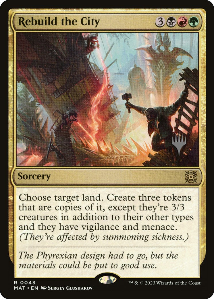 Rebuild the City (Promo Pack) [The Lost Caverns of Ixalan Promos] - Destination Retro