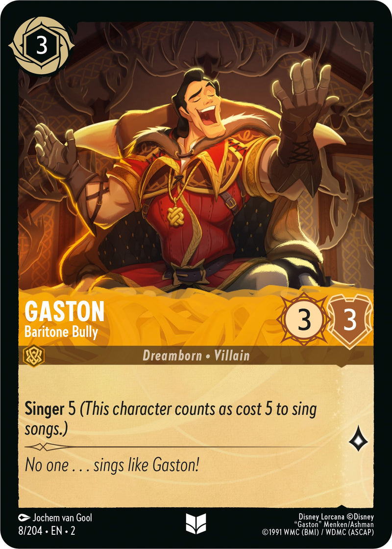 Gaston - Baritone Bully (8/204) [Rise of the Floodborn] - Destination Retro