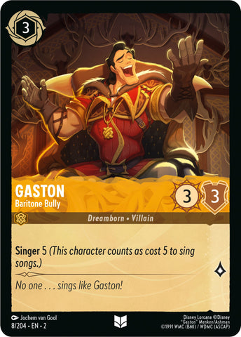 Gaston - Baritone Bully (8/204) [Rise of the Floodborn] - Destination Retro