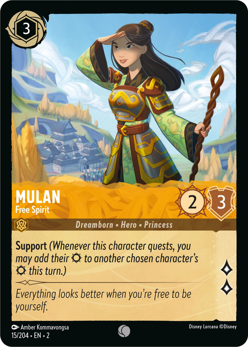 Mulan - Free Spirit (15/204) [Rise of the Floodborn] - Destination Retro