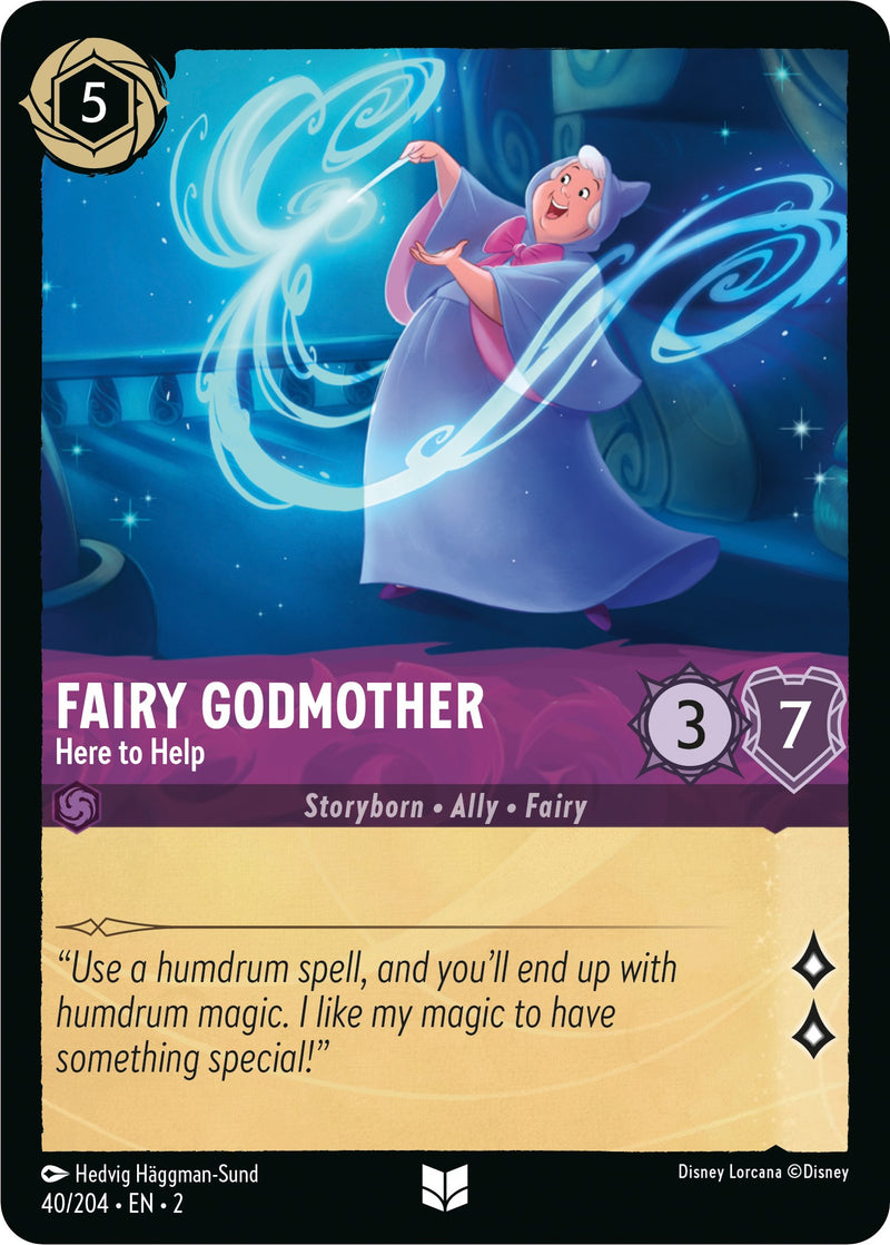 Fairy Godmother - Here to Help (40/204) [Rise of the Floodborn] - Destination Retro
