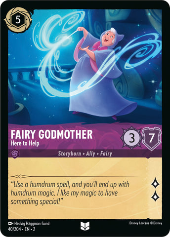 Fairy Godmother - Here to Help (40/204) [Rise of the Floodborn] - Destination Retro