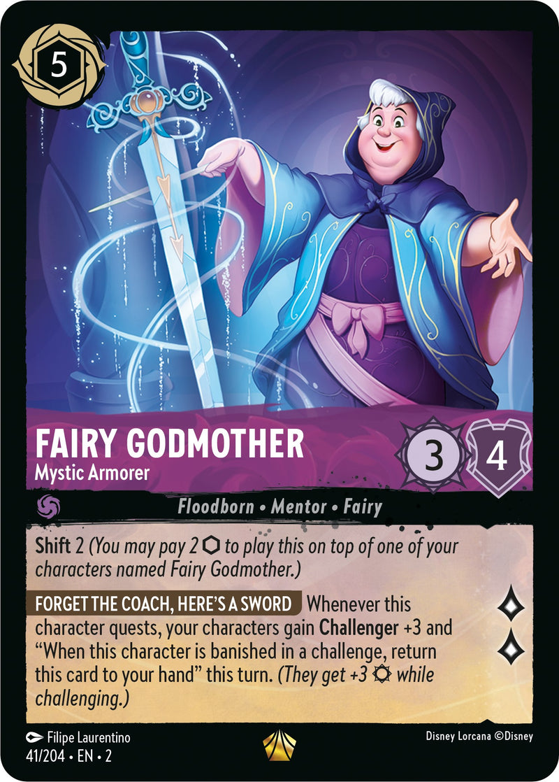 Fairy Godmother - Mystic Armorer (41/204) [Rise of the Floodborn] - Destination Retro