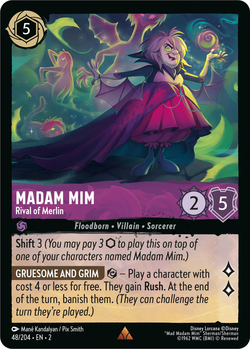 Madam Mim - Rival of Merlin (48/204) [Rise of the Floodborn] - Destination Retro