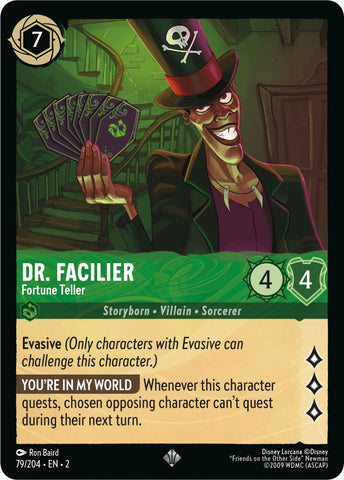 Dr. Facilier - Fortune Teller (79/204) [Rise of the Floodborn] - Destination Retro