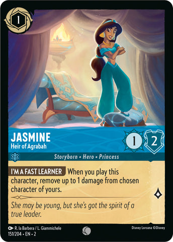 Jasmine - Heir of Agrabah (151/204) [Rise of the Floodborn] - Destination Retro