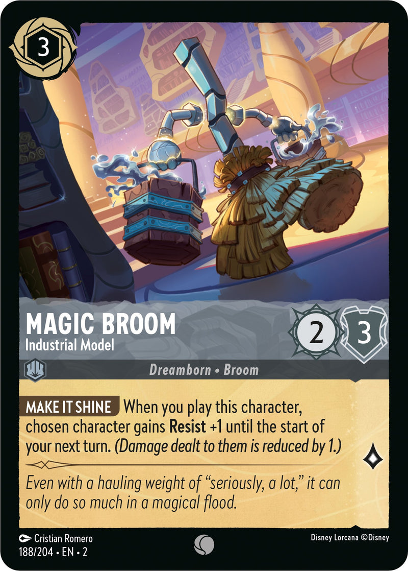 Magic Broom - Industrial Model (188/204) [Rise of the Floodborn] - Destination Retro