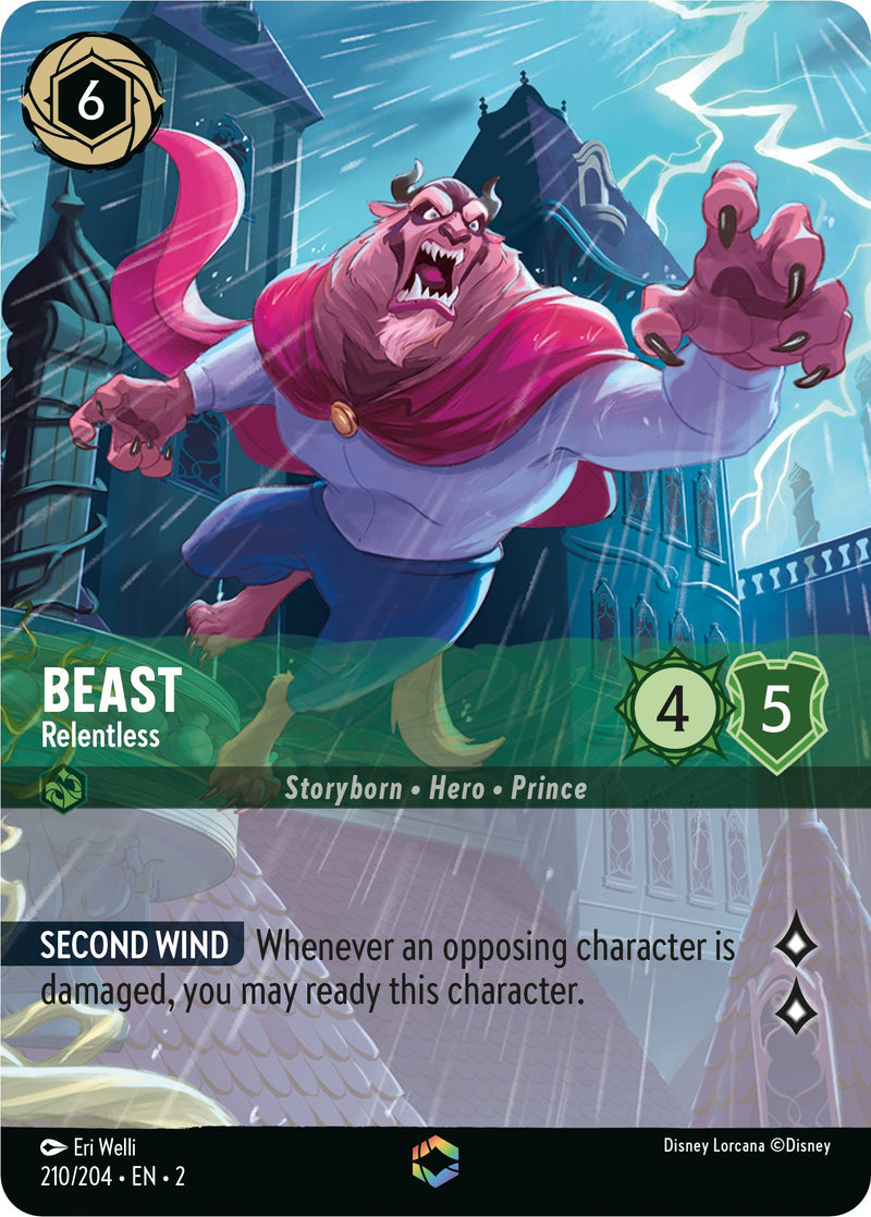 Beast - Relentless (Enchanted) (210/204) [Rise of the Floodborn] - Destination Retro