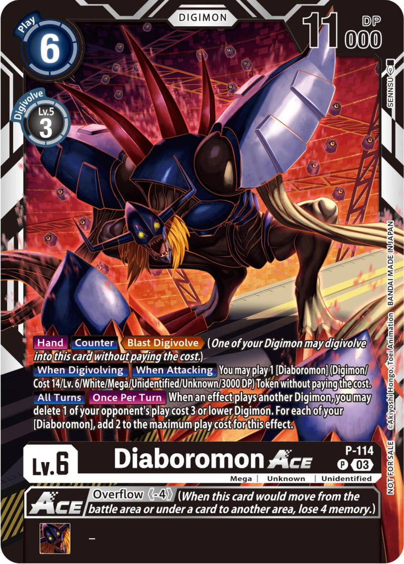 Diaboromon Ace [P-114] (3rd Anniversary Survey Pack) [Promotional Cards] - Destination Retro
