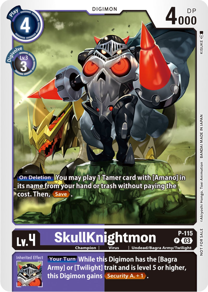 SkullKnightmon [P-115] (3rd Anniversary Survey Pack) [Promotional Cards] - Destination Retro