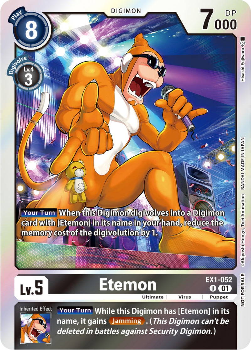 Etemon [EX1-052] (Blast Ace Double Pack Set) [Classic Collection] - Destination Retro