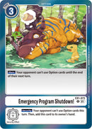 Emergency Program Shutdown! [EX1-072] (Blast Ace Double Pack Set) [Classic Collection] - Destination Retro