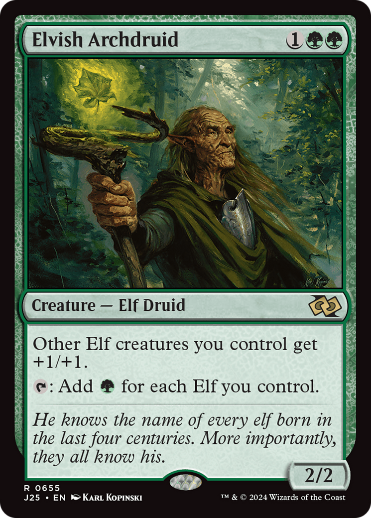 Elvish Archdruid [Foundations Jumpstart] - Destination Retro