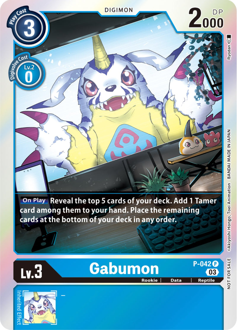 Gabumon [P-042] (Winner Pack -Blast Ace-) [Promotional Cards] - Destination Retro