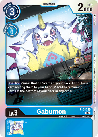 Gabumon [P-042] (Winner Pack -Blast Ace-) [Promotional Cards] - Destination Retro