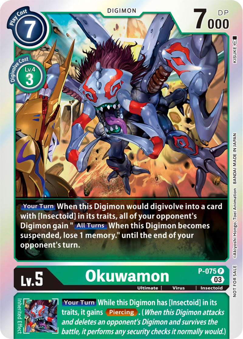 Okuwamon [P-075] (Winner Pack -Blast Ace-) [Promotional Cards] - Destination Retro
