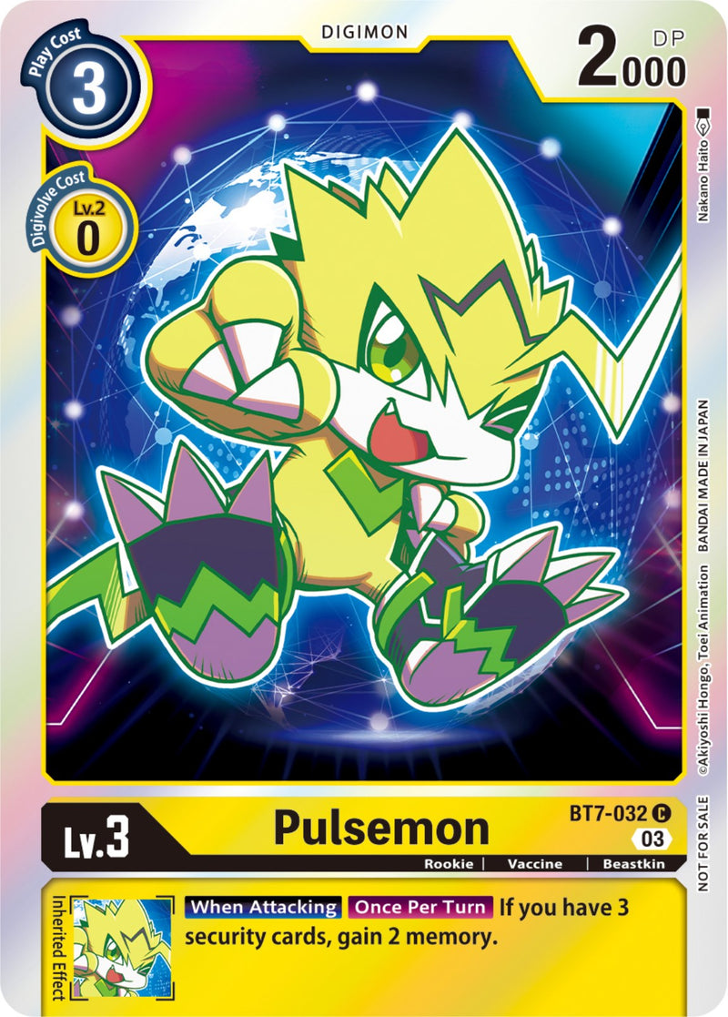 Pulsemon [BT7-032] (Official Tournament Pack Vol.11) [Next Adventure] - Destination Retro