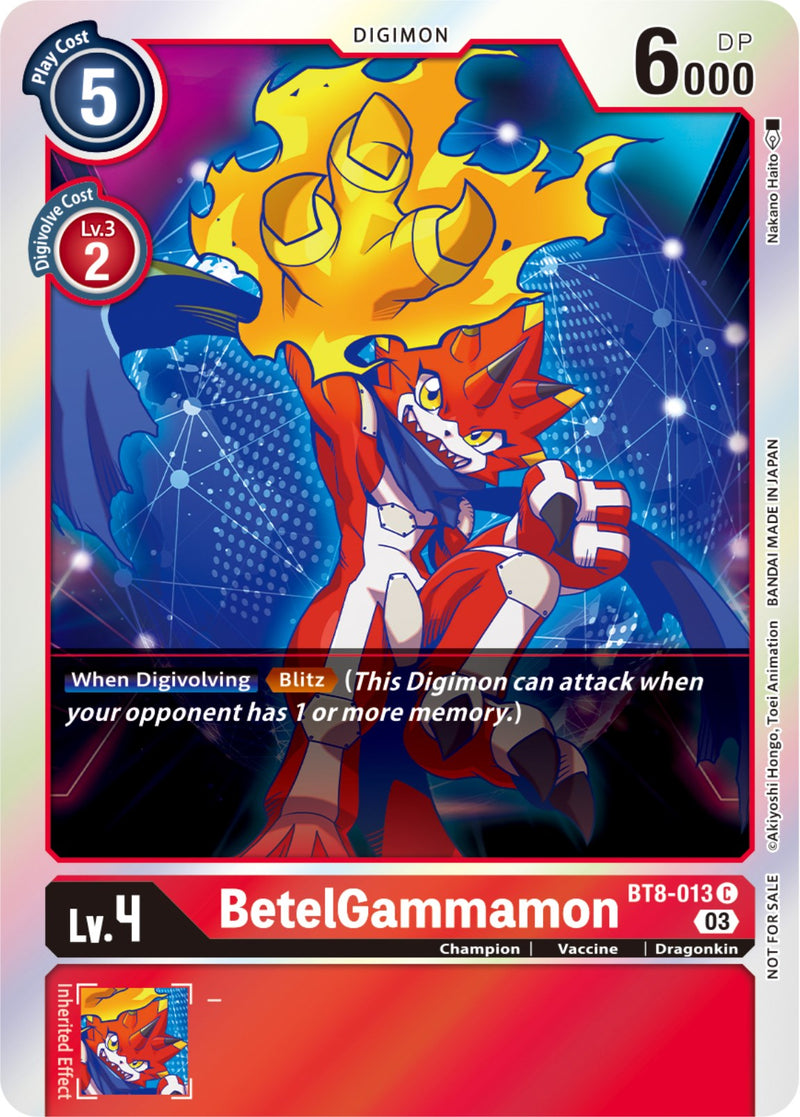 BetelGammamon [BT8-013] (Official Tournament Pack Vol.11) [New Awakening] - Destination Retro