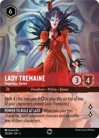 Lady Tremaine - Imperious Queen (Enchanted) (211/204) [Rise of the Floodborn] - Destination Retro