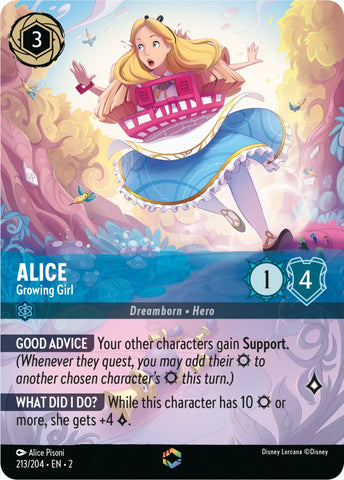 Alice - Growing Girl (Enchanted) (213/204) [Rise of the Floodborn] - Destination Retro
