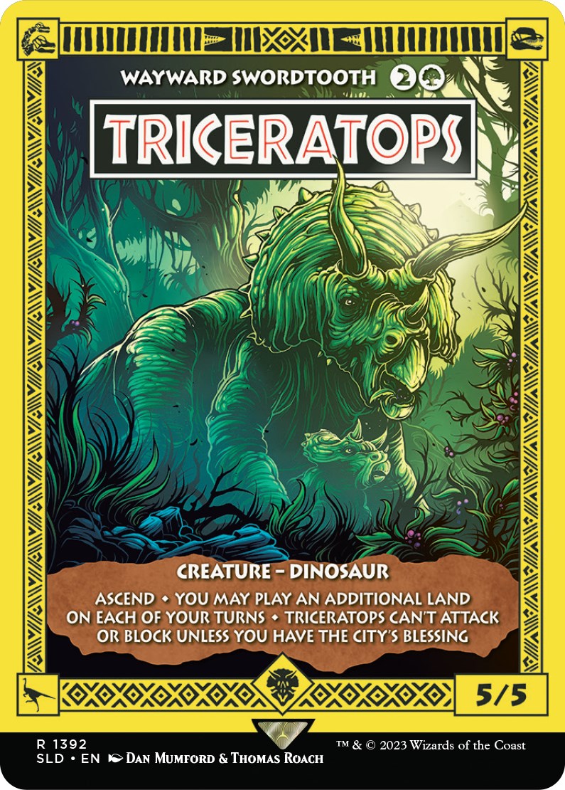 Triceratops - Wayward Swordtooth [Secret Lair Drop Series] - Destination Retro