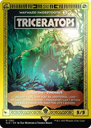 Triceratops - Wayward Swordtooth (Rainbow Foil) [Secret Lair Drop Series] - Destination Retro