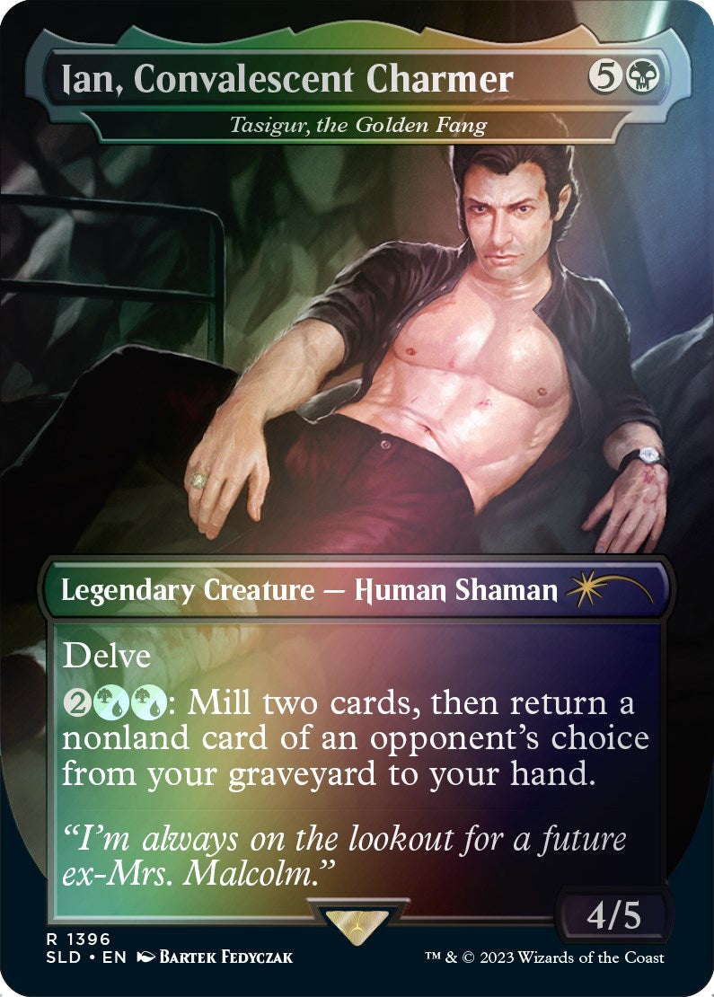 Ian, Convalescent Charmer - Tasigur, the Golden Fang (Rainbow Foil) [Secret Lair Drop Series] - Destination Retro