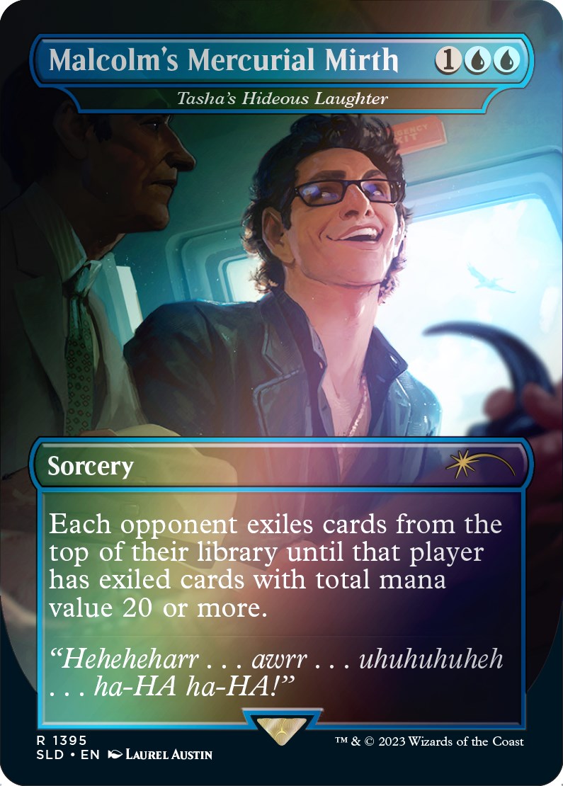 Malcolm's Mercurial Mirth - Tasha's Hideous Laughter (Rainbow Foil) [Secret Lair Drop Series] - Destination Retro