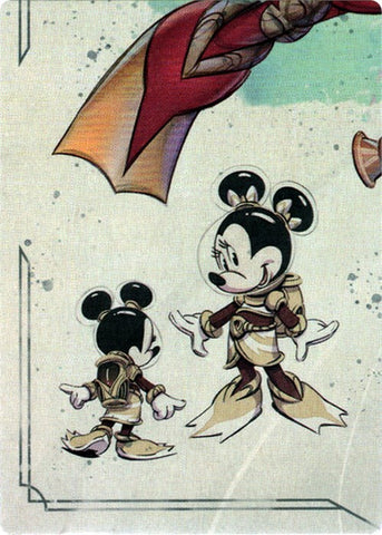 Minnie Mouse - Wide-Eyed Diver Puzzle Insert (Bottom Left) [Rise of the Floodborn] - Destination Retro