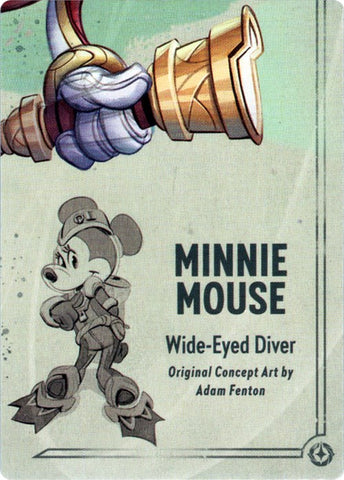 Minnie Mouse - Wide-Eyed Diver Puzzle Insert (Bottom Right) [Rise of the Floodborn] - Destination Retro