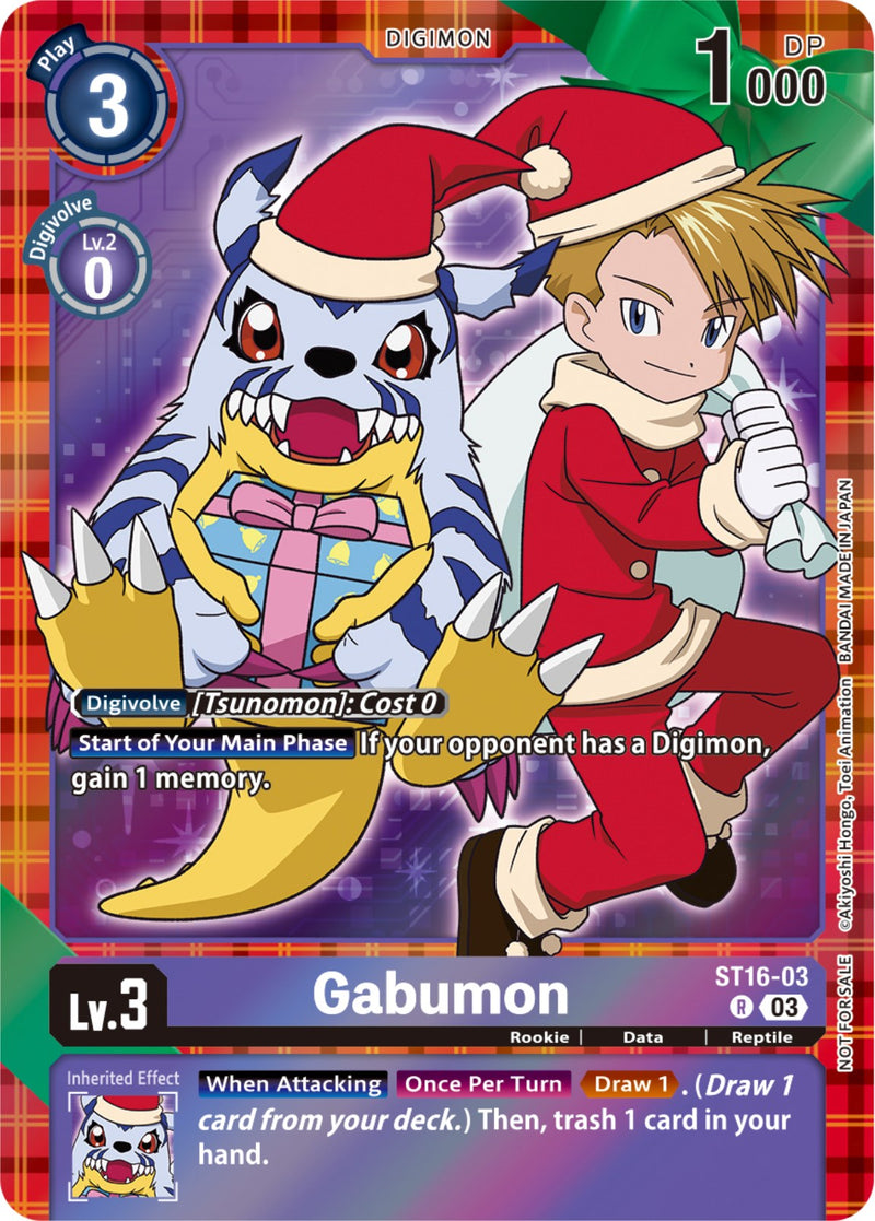 Gabumon [ST16-03] (Winter Holiday 2023) [Starter Deck: Wolf of Friendship] - Destination Retro