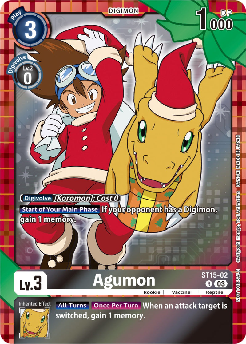 Agumon [ST15-02] (Winter Holiday 2023) [Starter Deck: Dragon of Courage] - Destination Retro