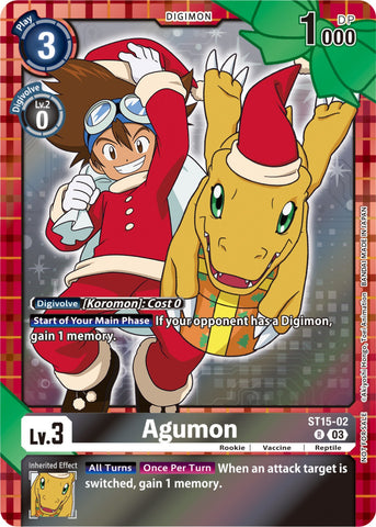 Agumon [ST15-02] (Winter Holiday 2023) [Starter Deck: Dragon of Courage] - Destination Retro