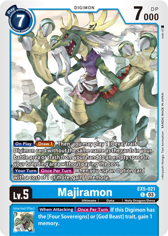 Majiramon [EX5-021] [Animal Colosseum] - Destination Retro