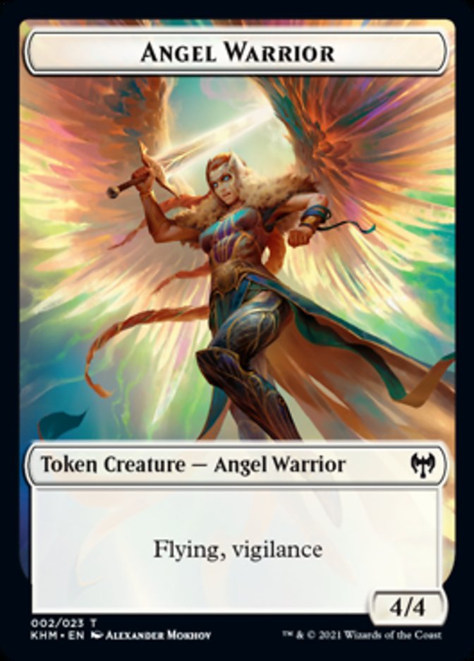 Angel Warrior Token [Kaldheim Tokens] - Destination Retro