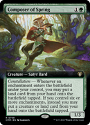 Composer of Spring (Extended Art) [Commander Masters] - Destination Retro