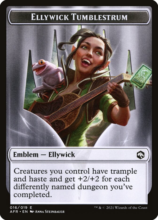 Ellywick Tumblestrum Emblem [Dungeons & Dragons: Adventures in the Forgotten Realms Tokens] - Destination Retro
