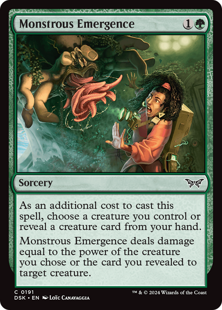Monstrous Emergence [Duskmourn: House of Horror] - Destination Retro