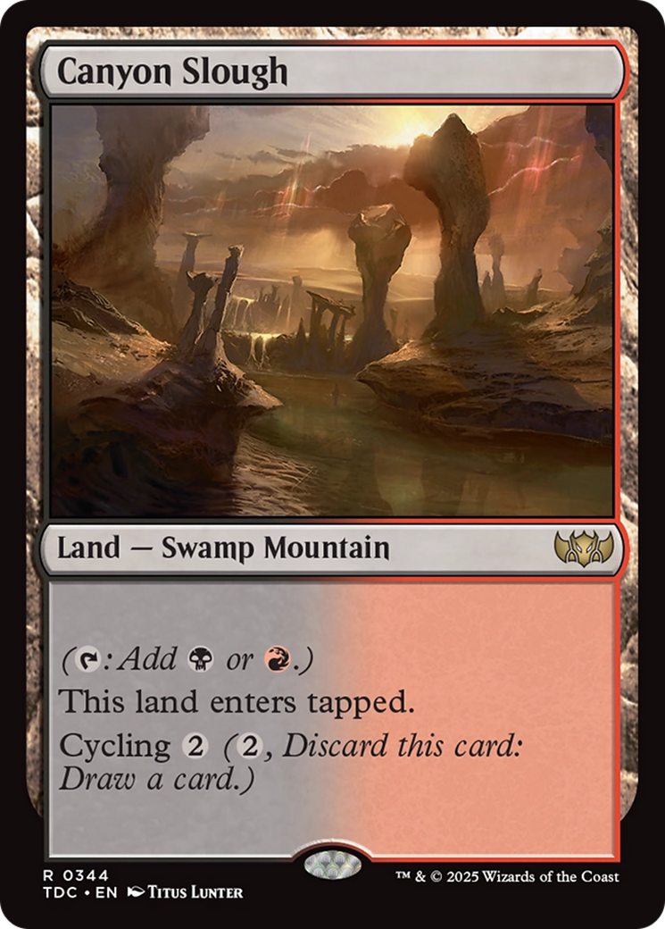 Canyon Slough [Tarkir: Dragonstorm Commander] - Destination Retro