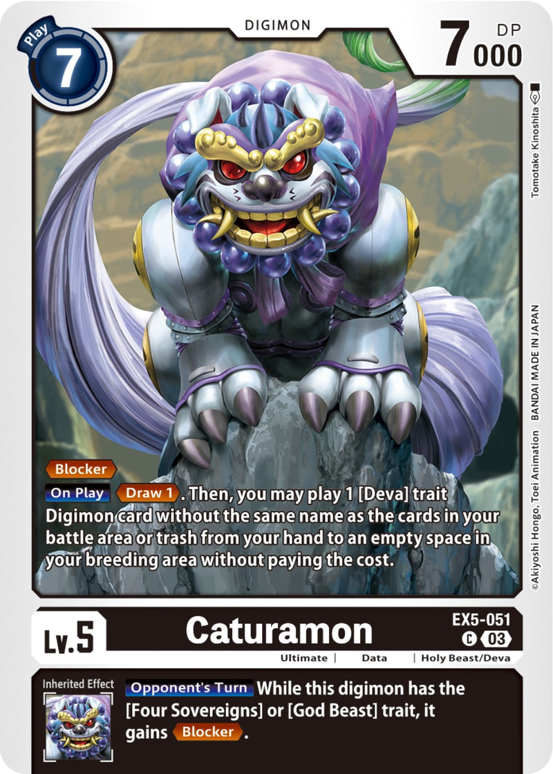 Caturamon [EX5-051] [Animal Colosseum] - Destination Retro