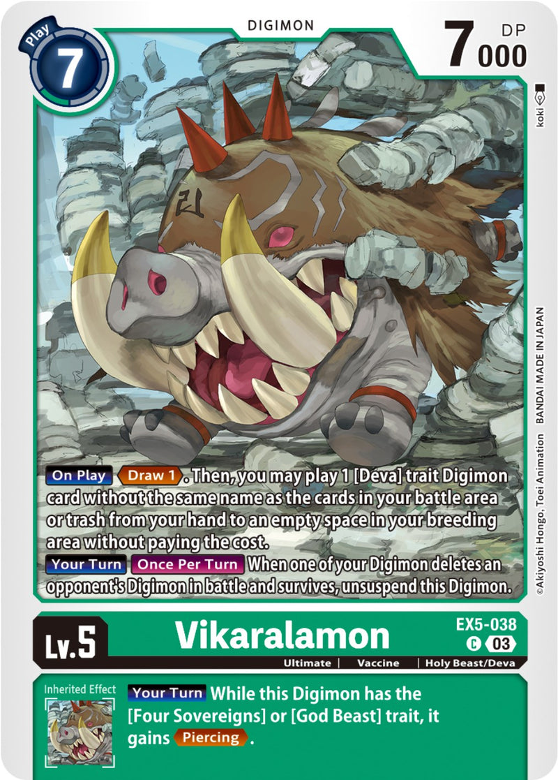 Vikaralamon [EX5-038] [Animal Colosseum] - Destination Retro