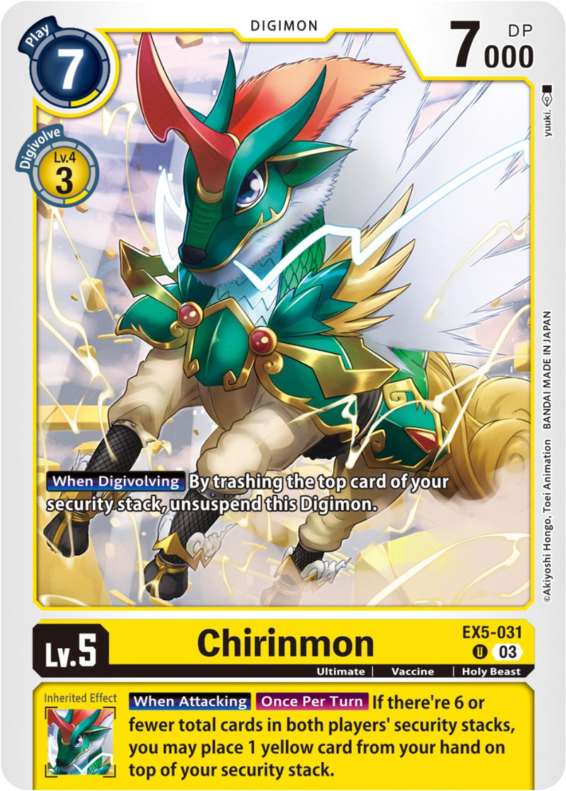 Chirinmon [EX5-031] [Animal Colosseum] - Destination Retro